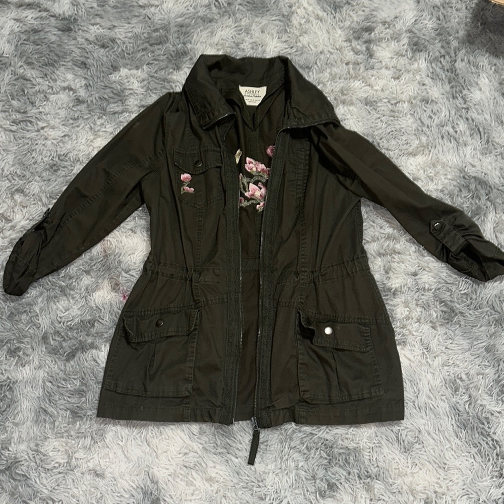 Green Embroidered Jacket
